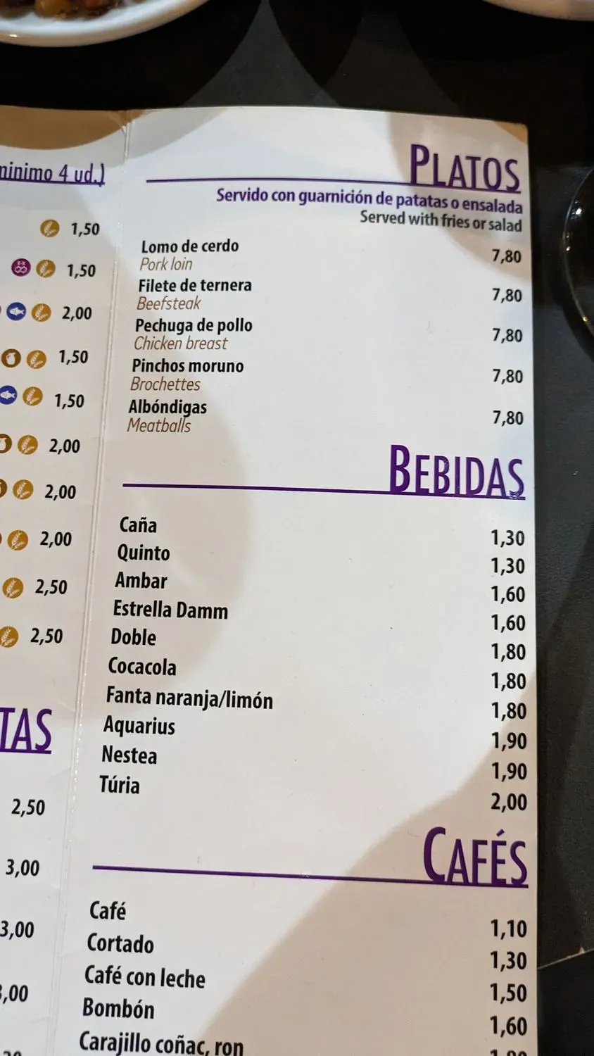 Menu 2