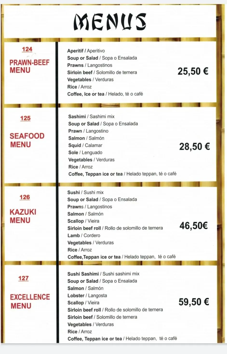 Menu 3