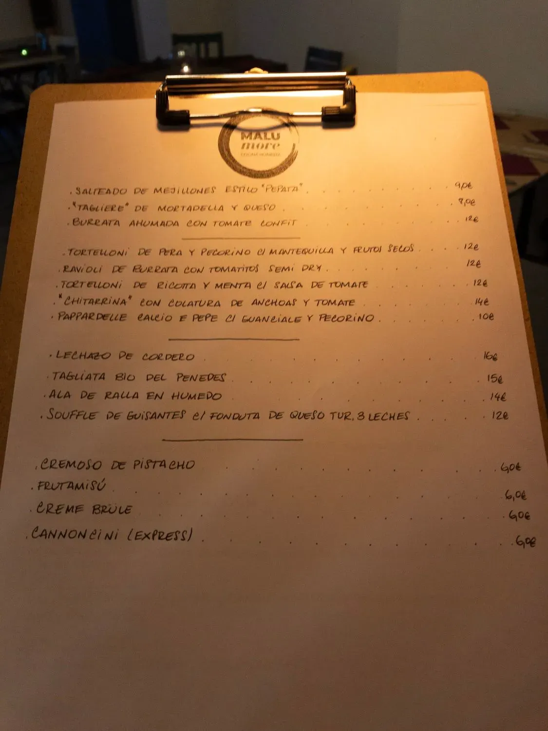 Menu 3