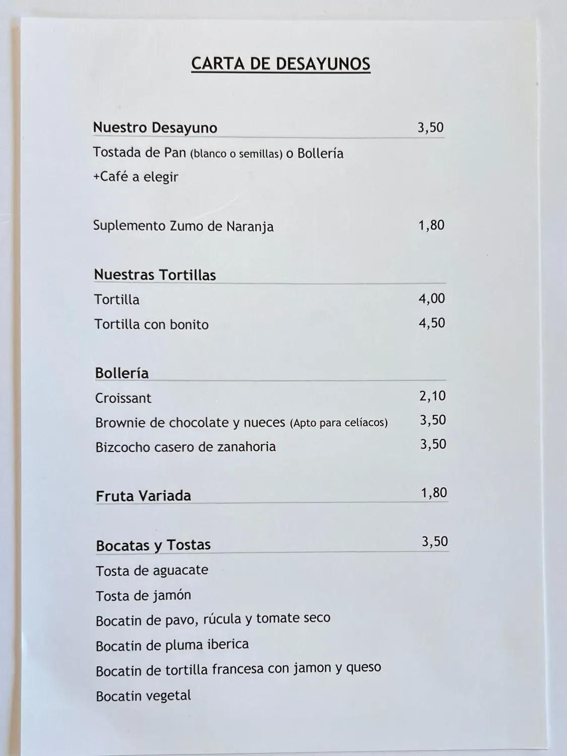 Menu 2