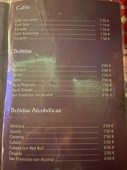 Menu 2