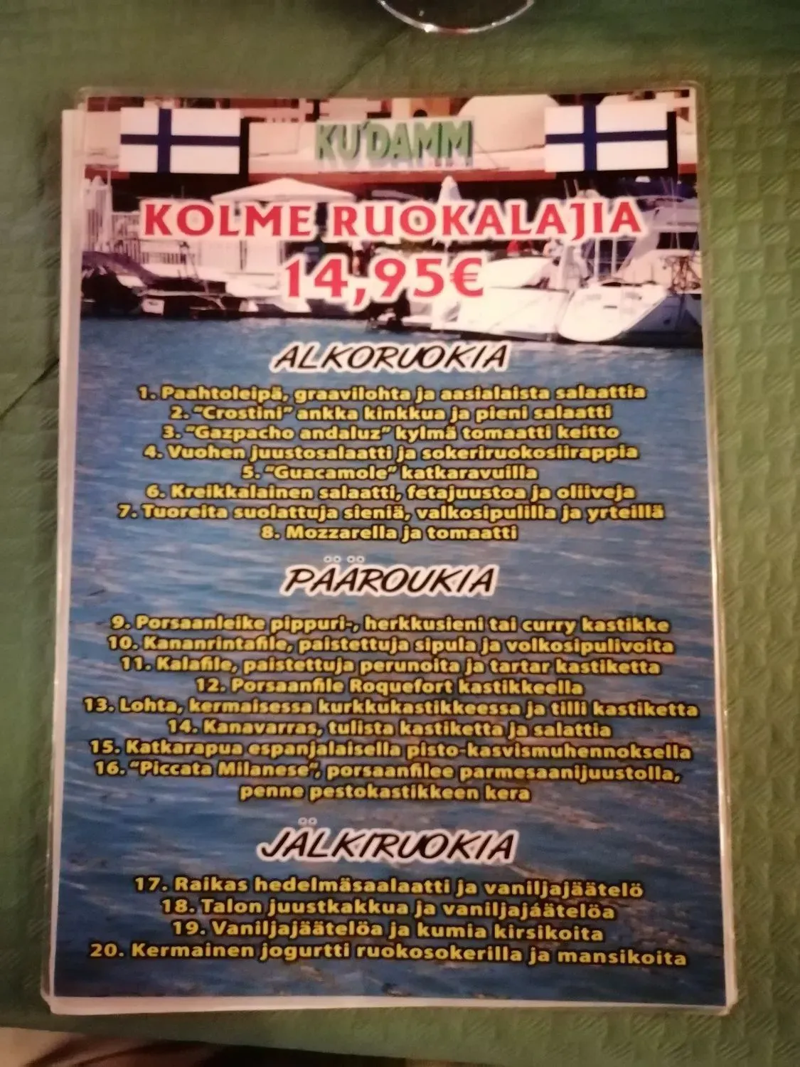 Menu 3