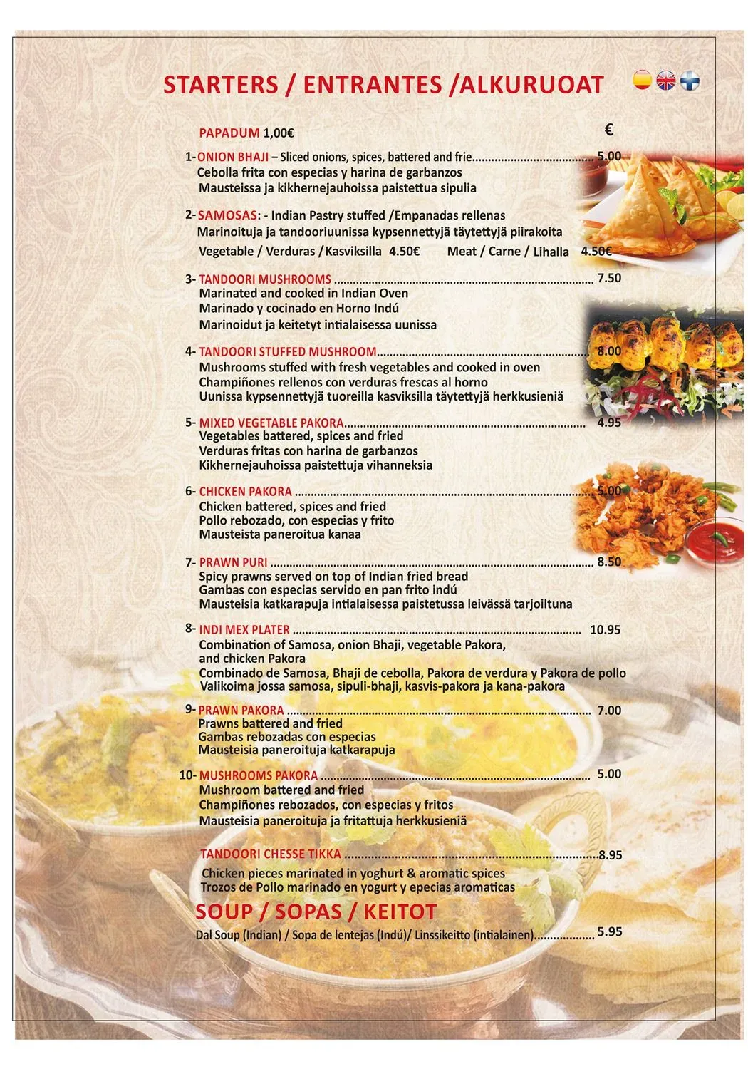 Menu 3