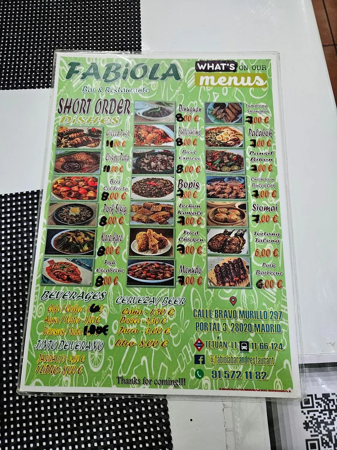 Menu 2