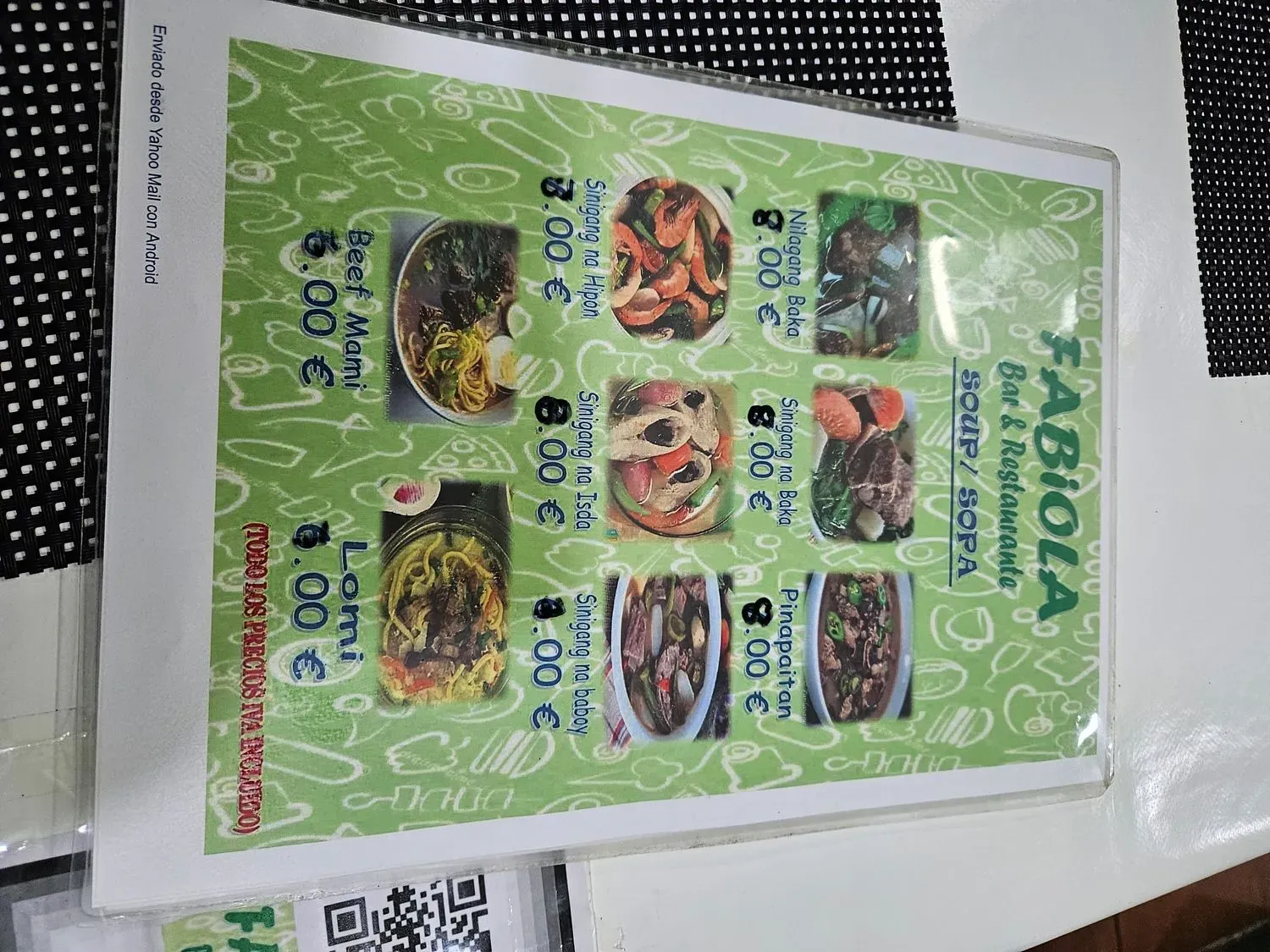 Menu 3