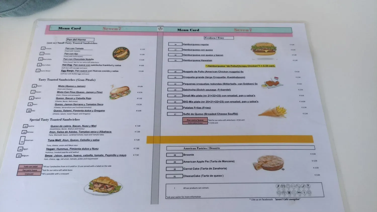 Menu 2