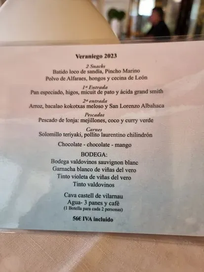 Menu 2