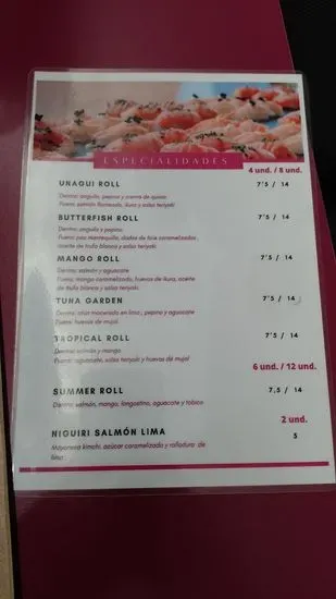 Menu 2