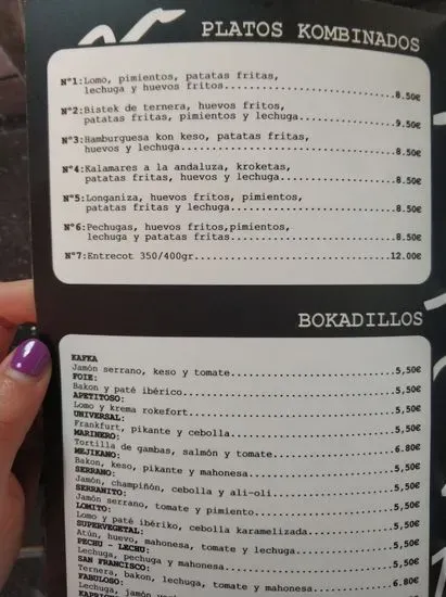 Menu 3