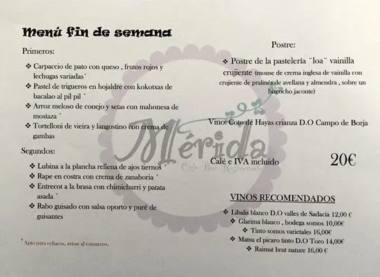 Menu 2