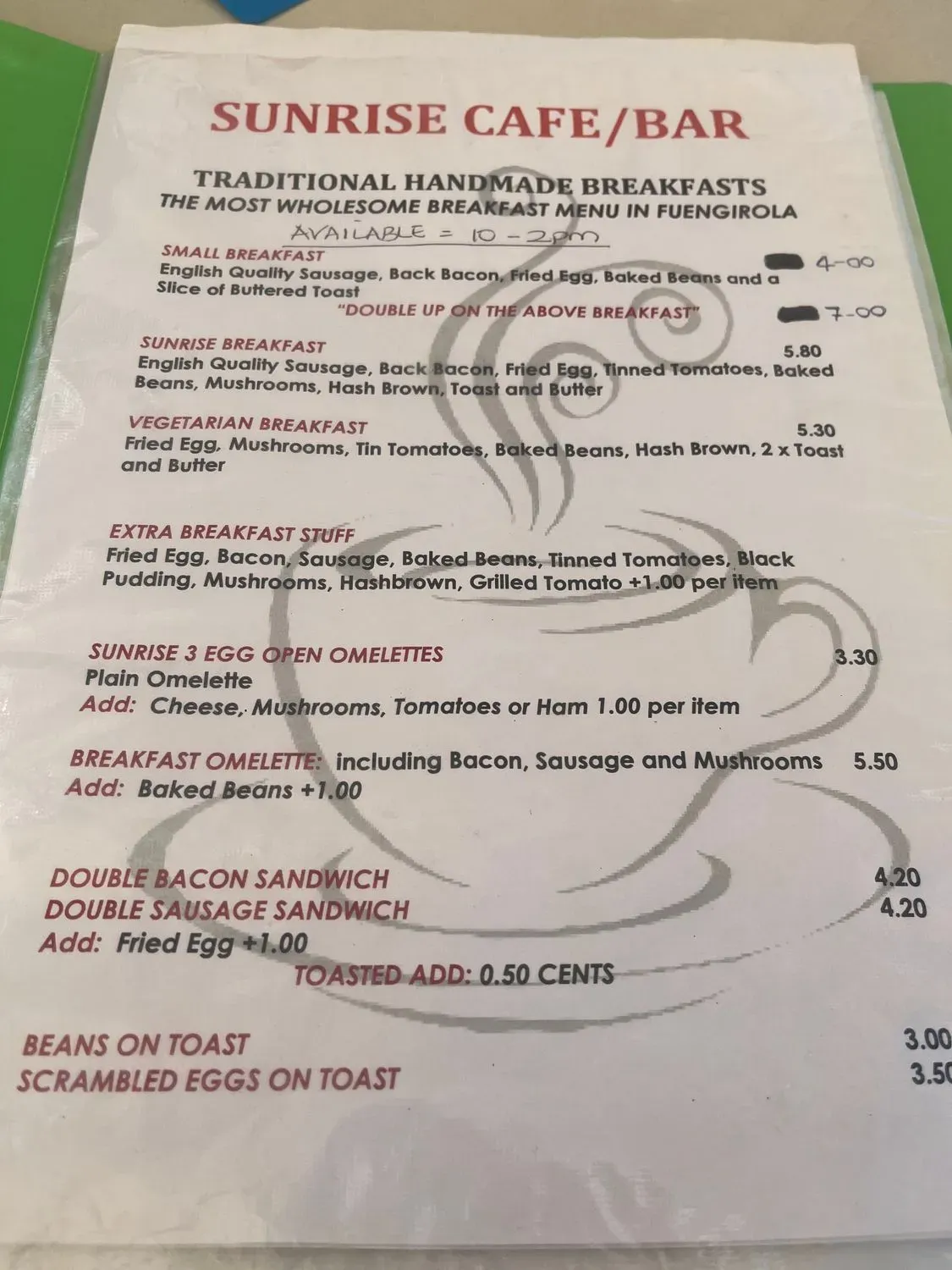 Menu 3