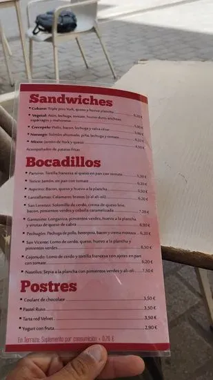 Menu 3