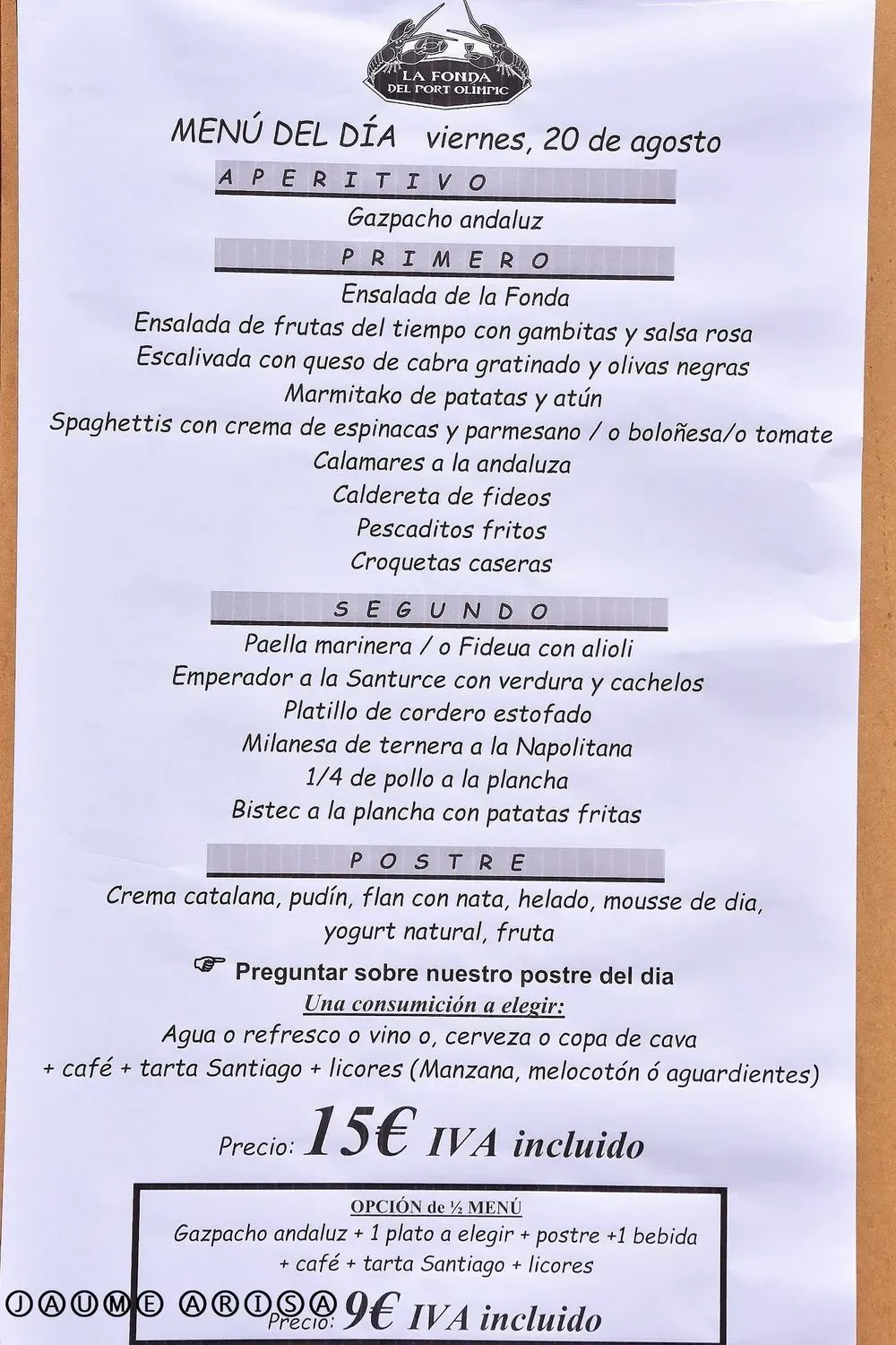 Menu 2