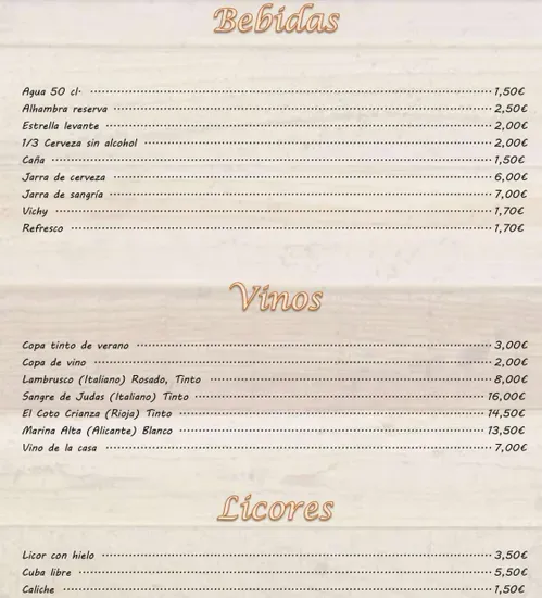 Menu 2