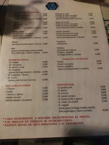 Menu 2