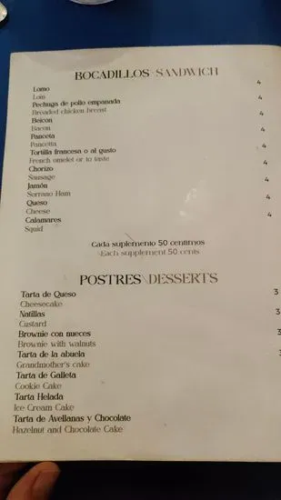 Menu 2