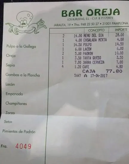 Menu 2