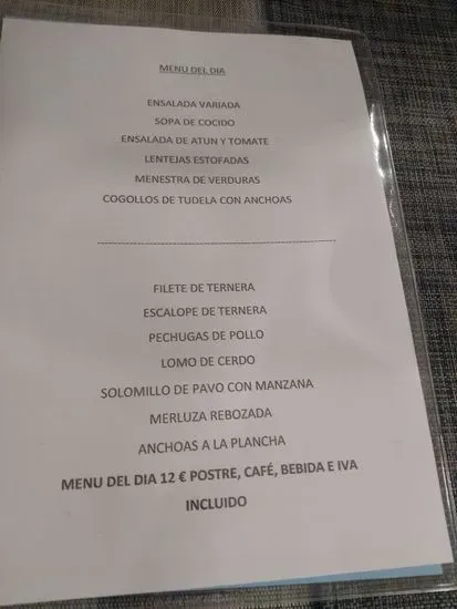 Menu 2