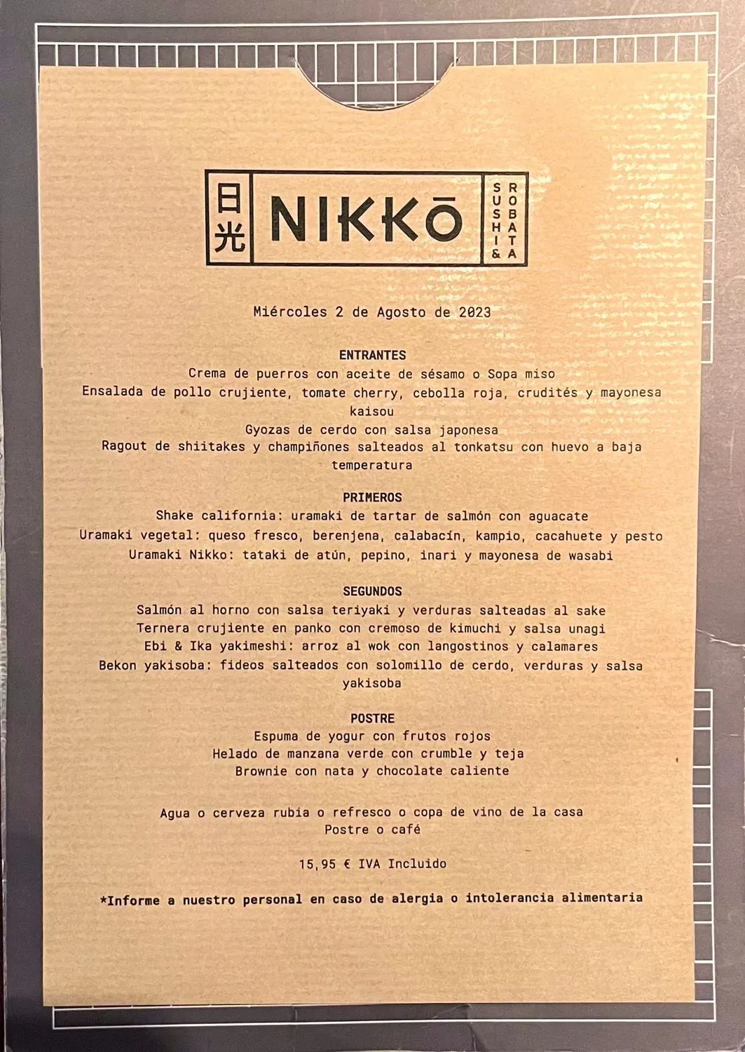 Menu 3