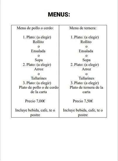 Menu 3