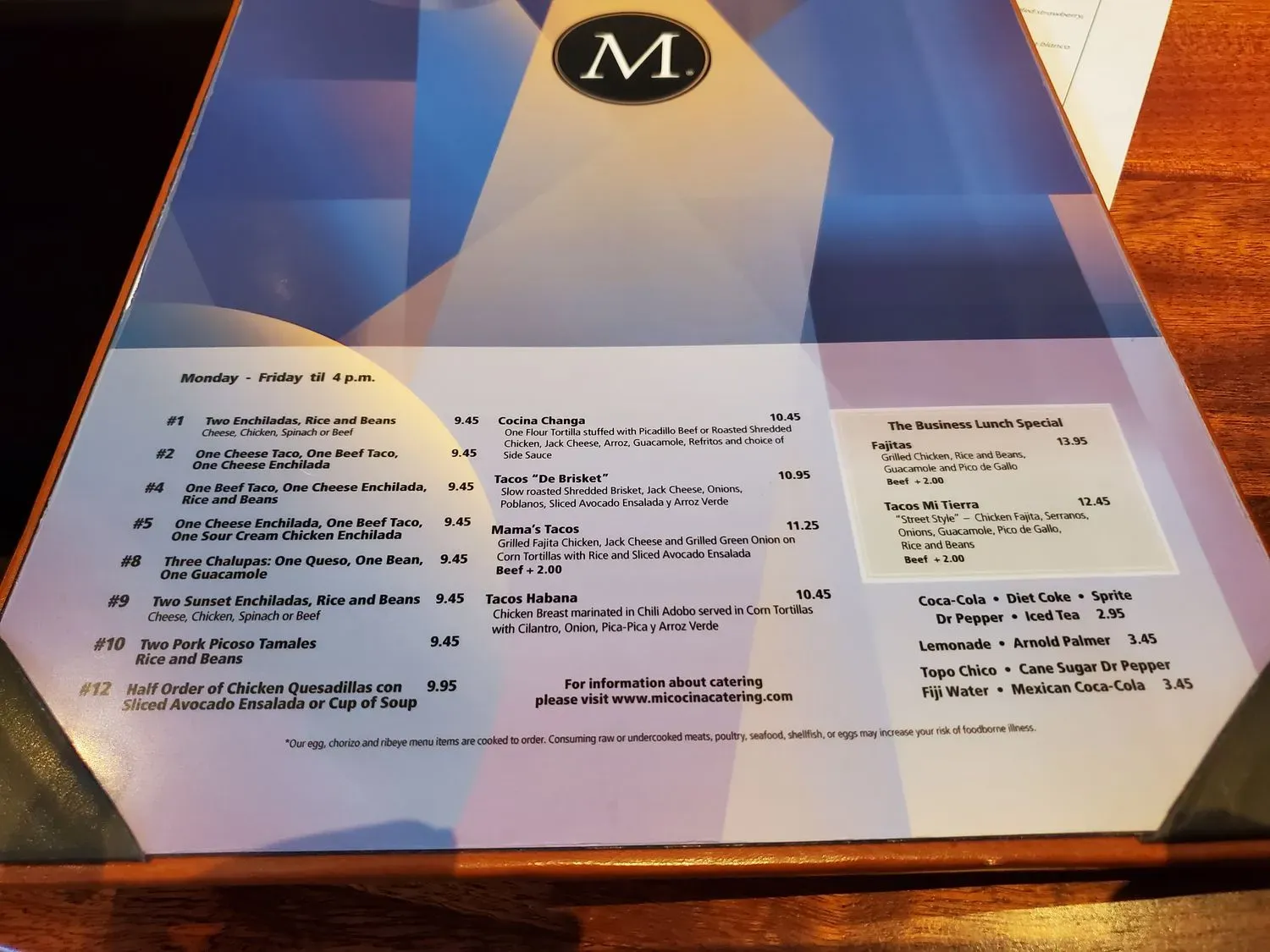 Menu 5