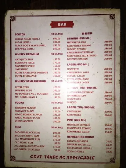 Menu 2