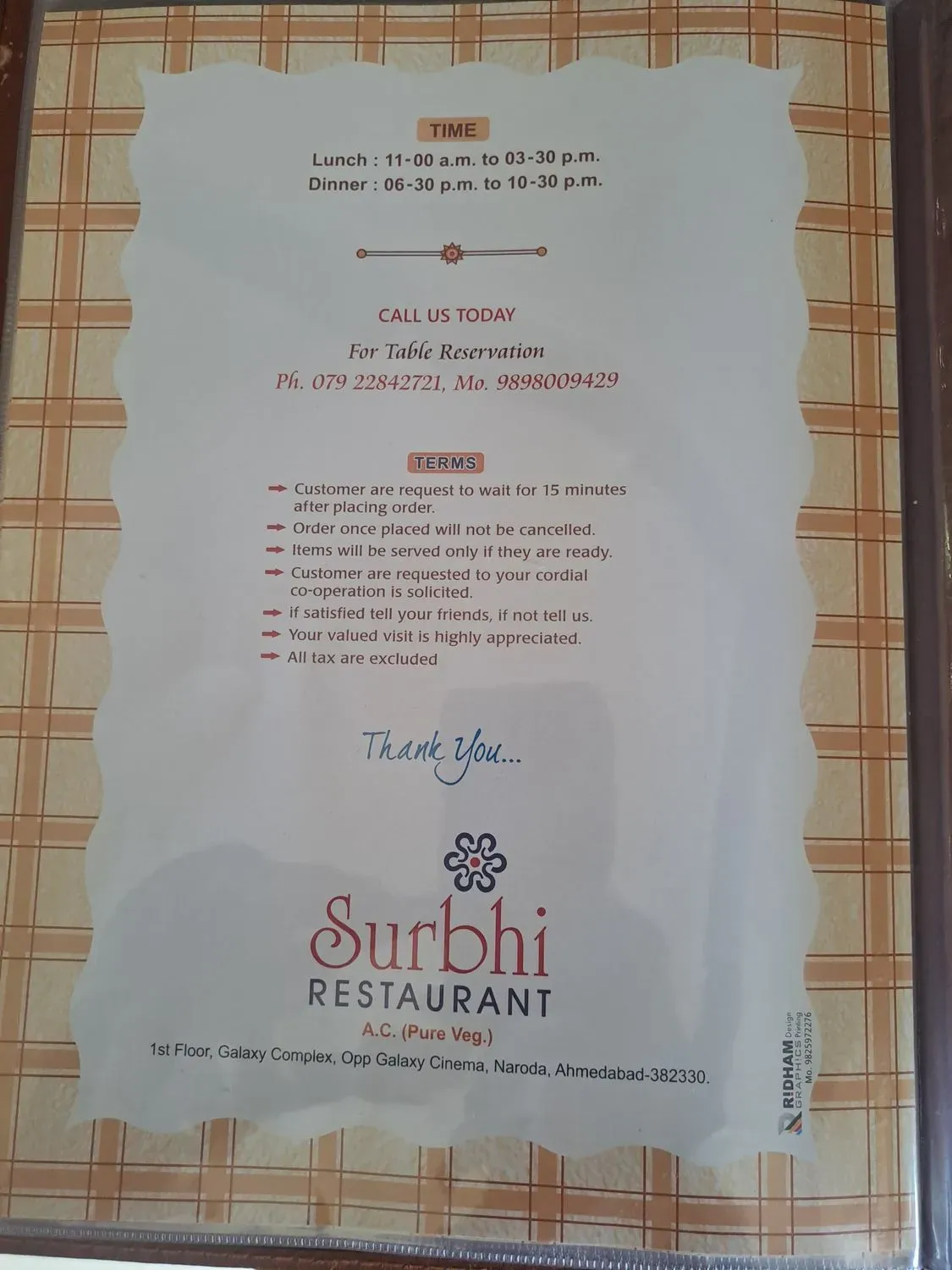 Menu 3