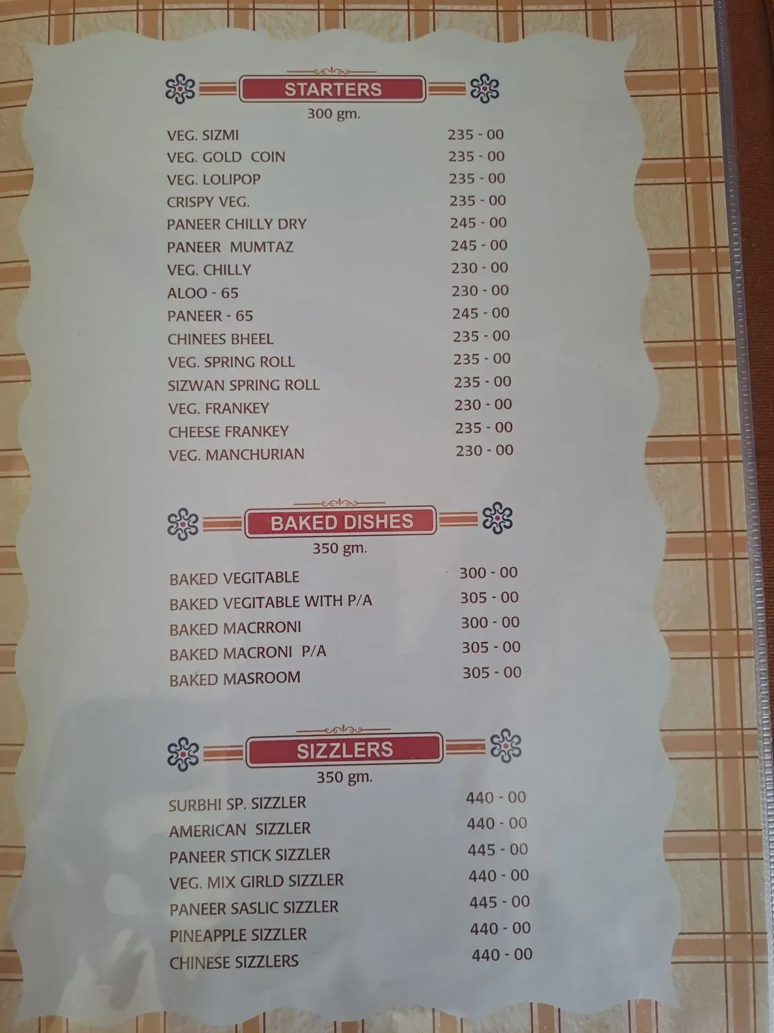 Menu 2