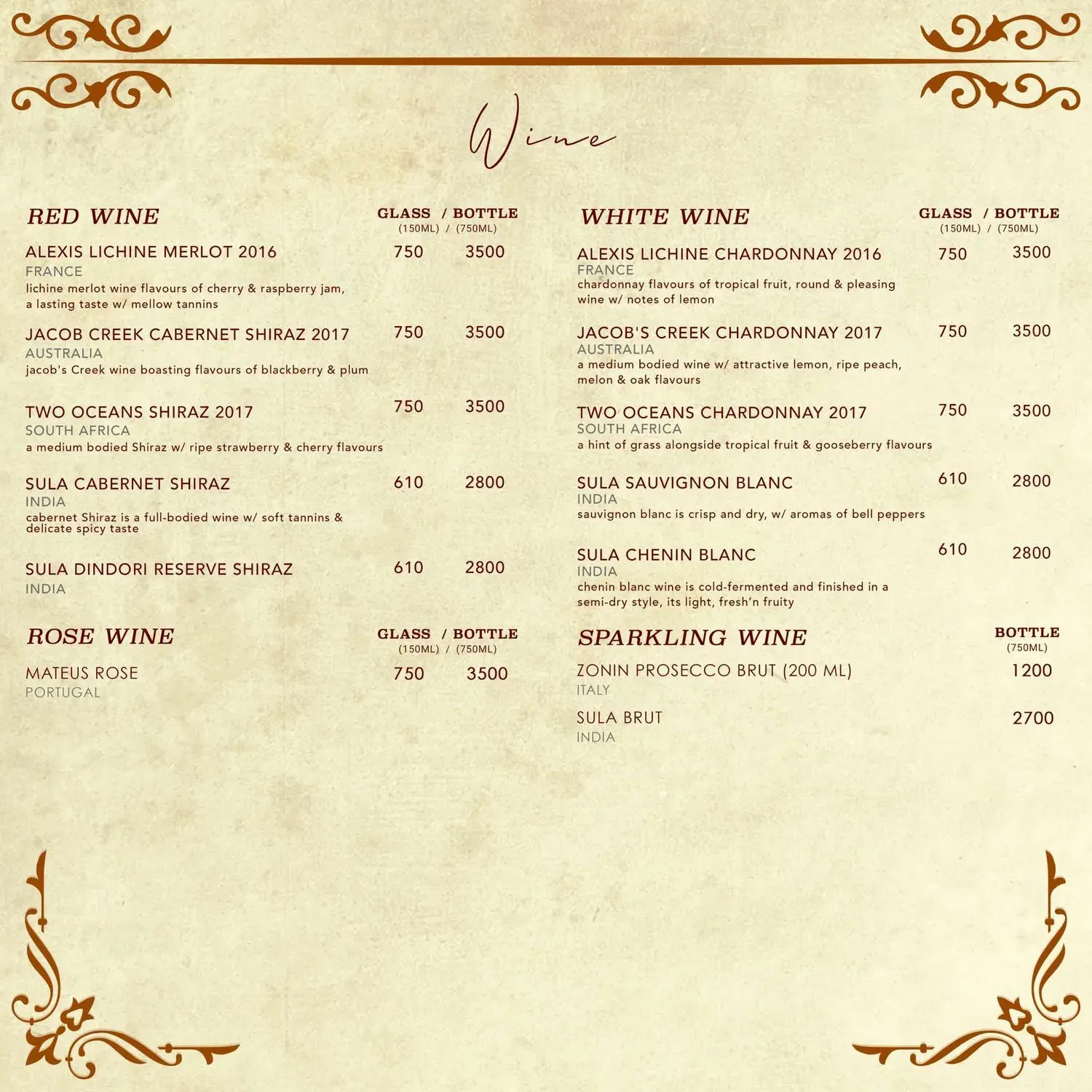 Menu 3