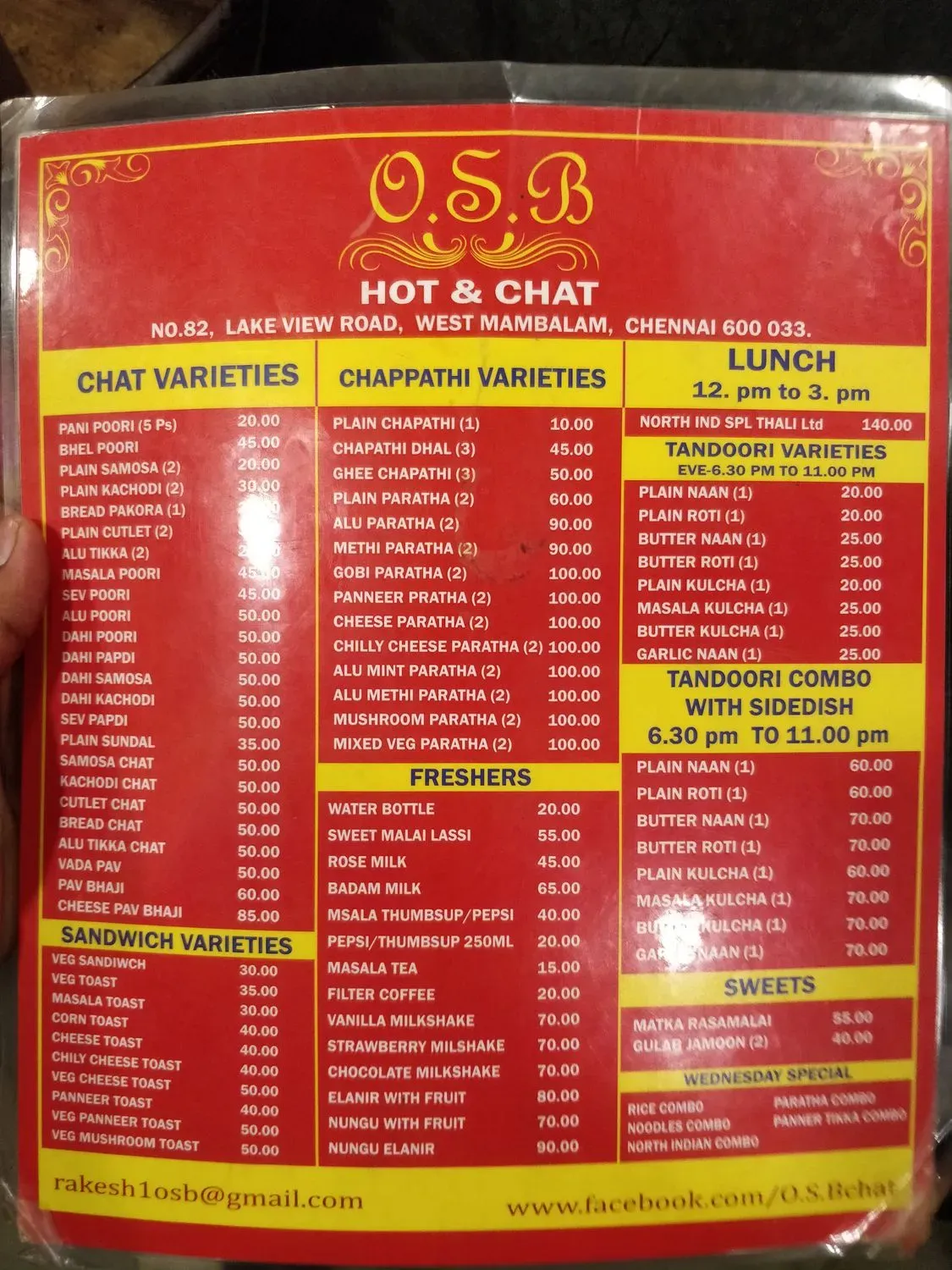 Menu 3