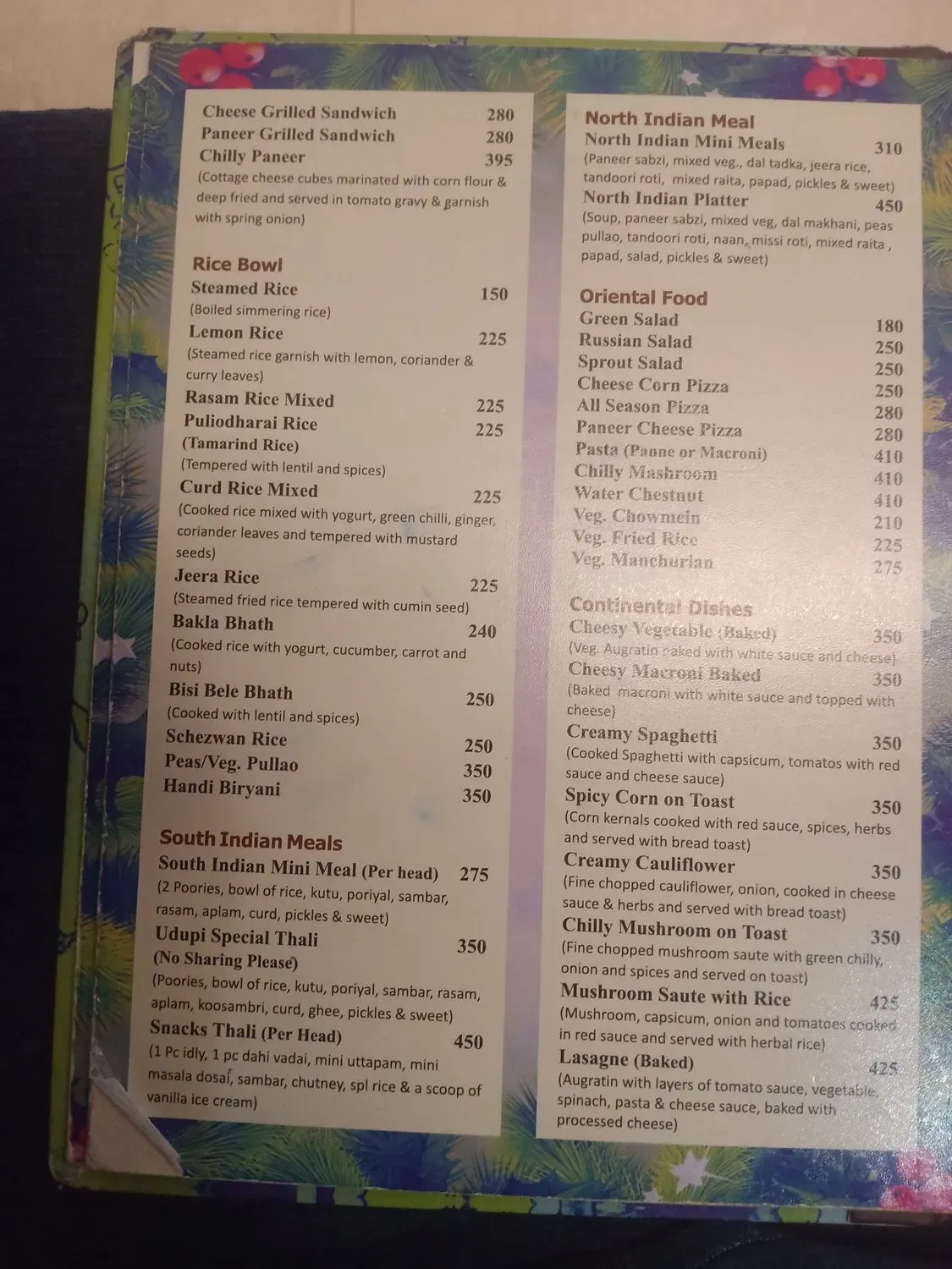 Menu 3