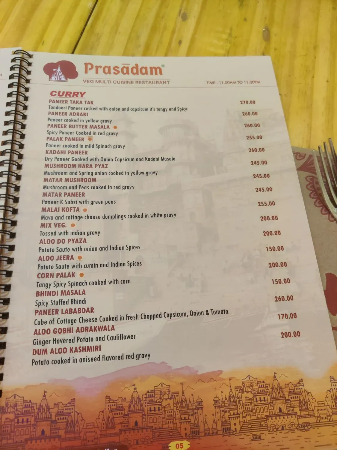 Menu 2