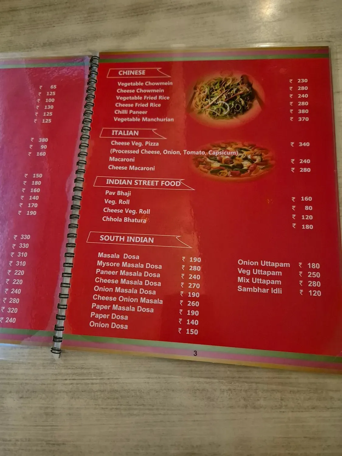 Menu 3