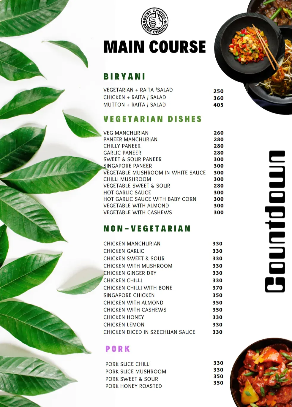 Menu 3