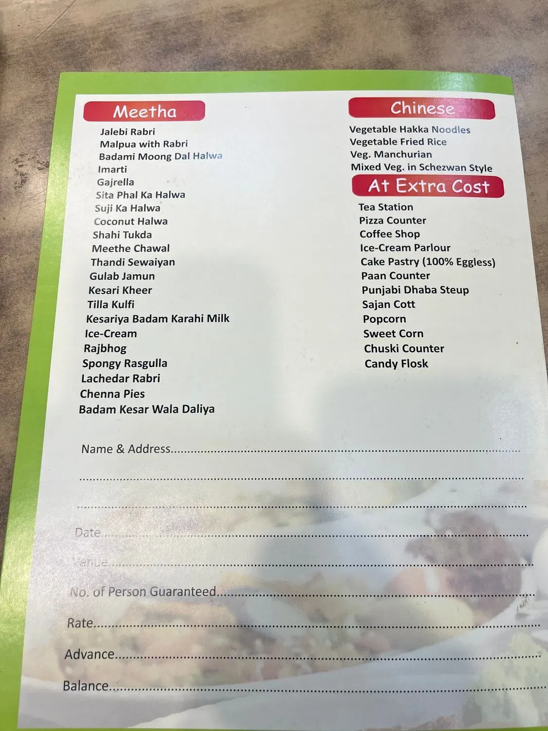 Menu 3