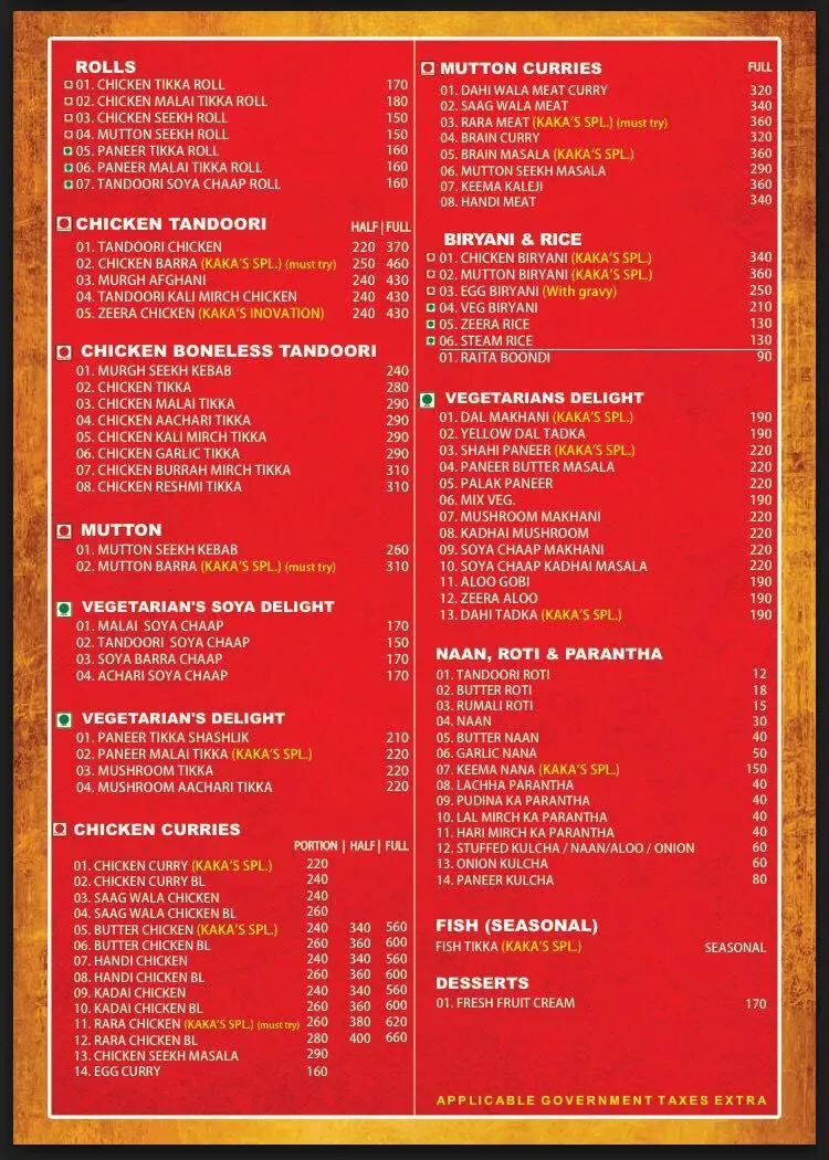 Menu 2