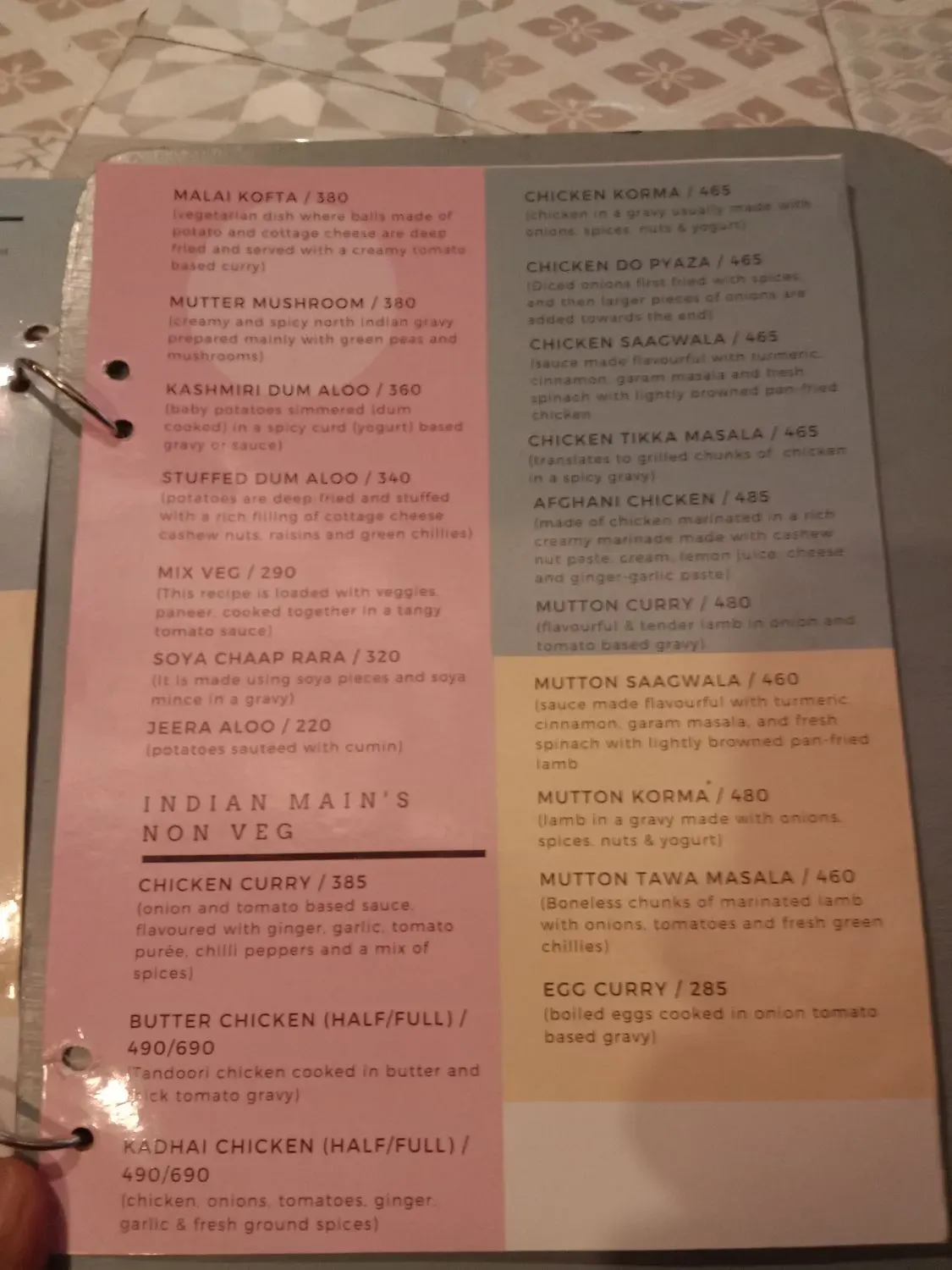 Menu 3