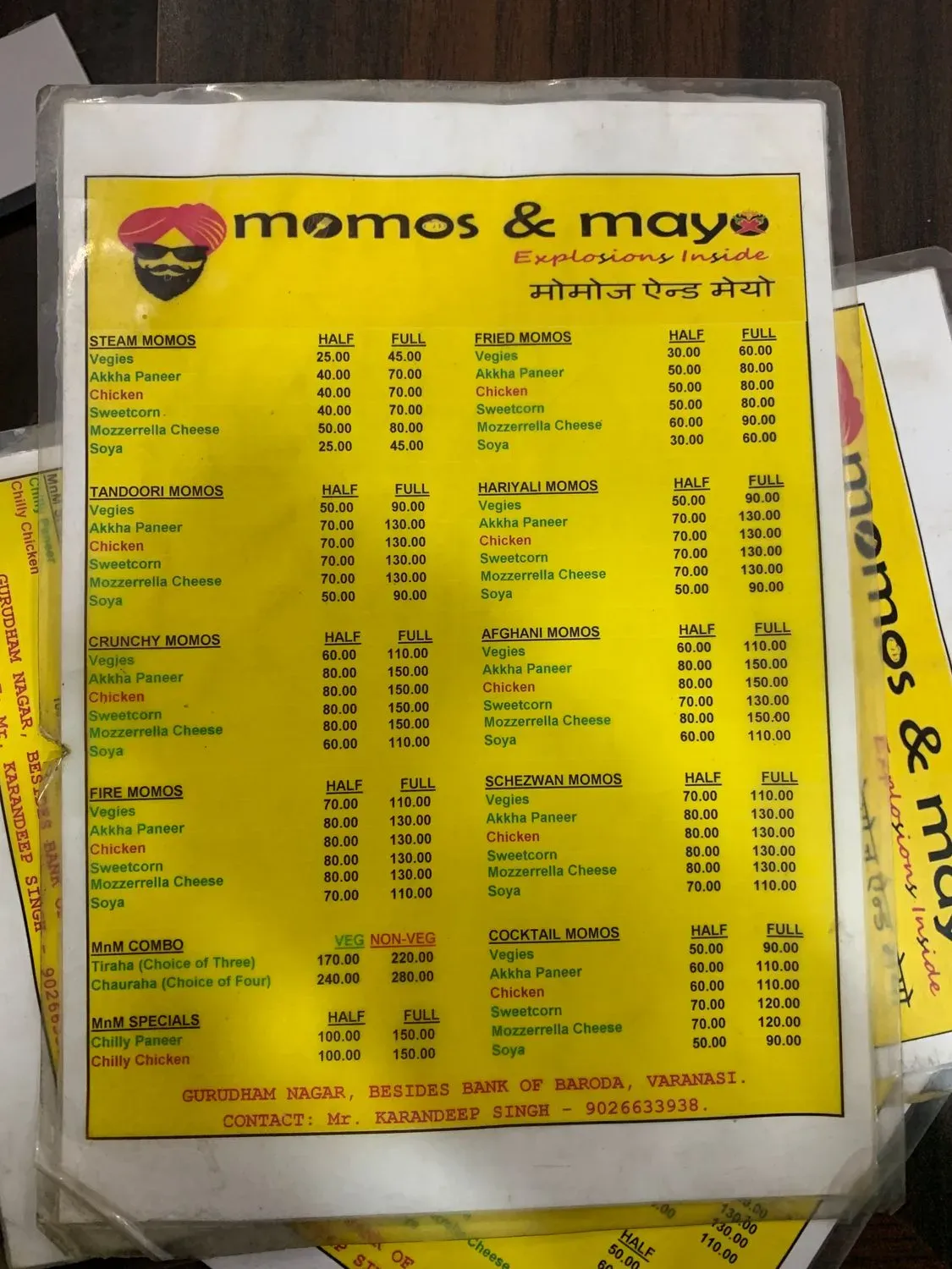 Menu 2