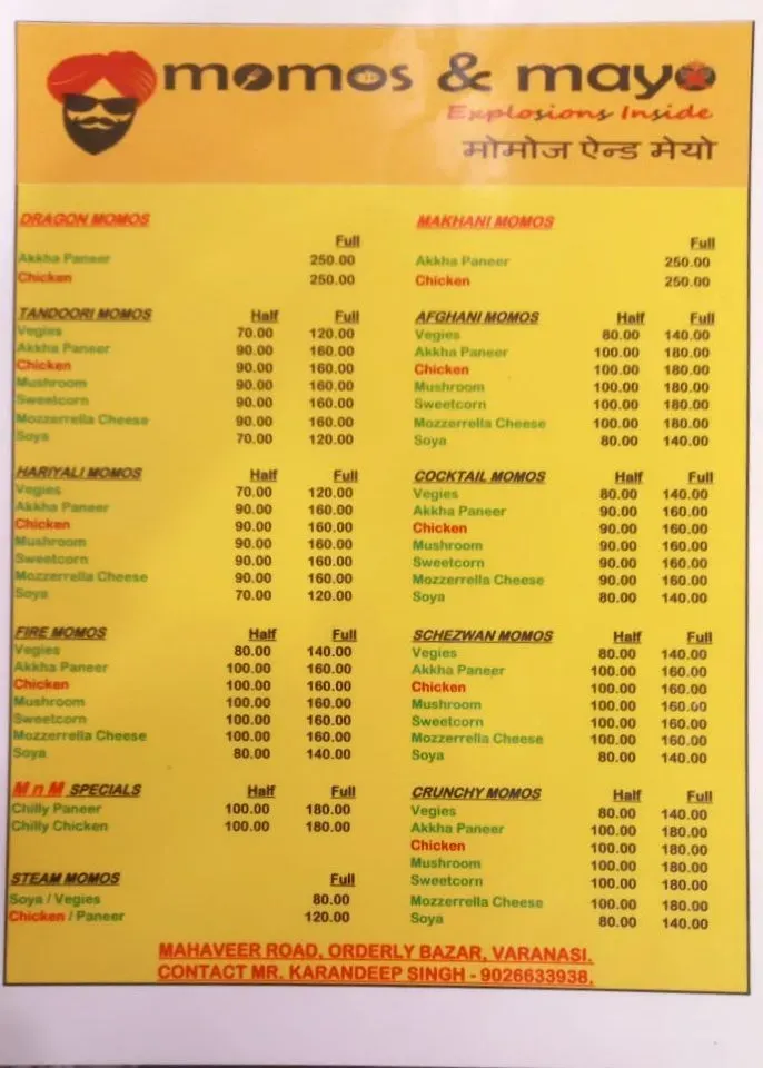 Menu 2