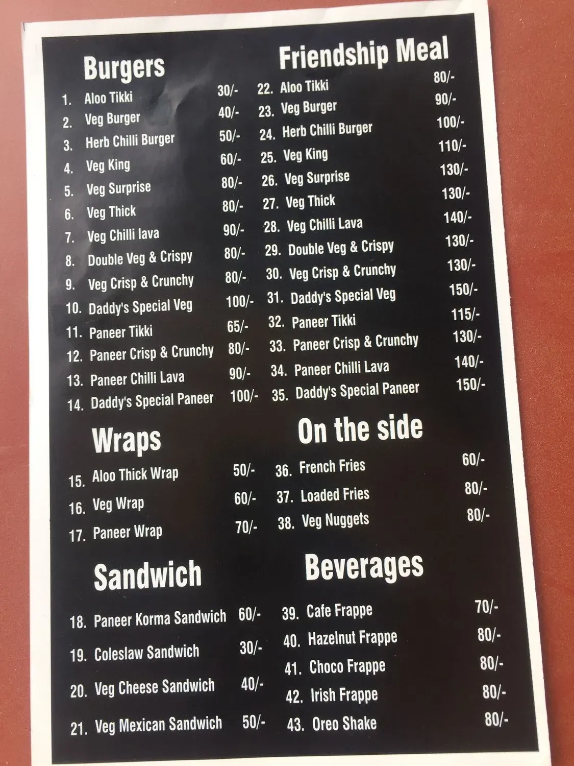 Menu 3