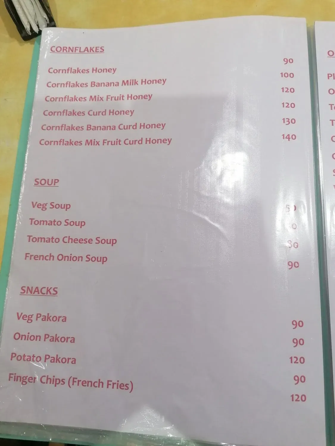 Menu 3