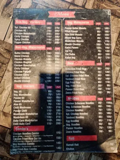 Menu 2