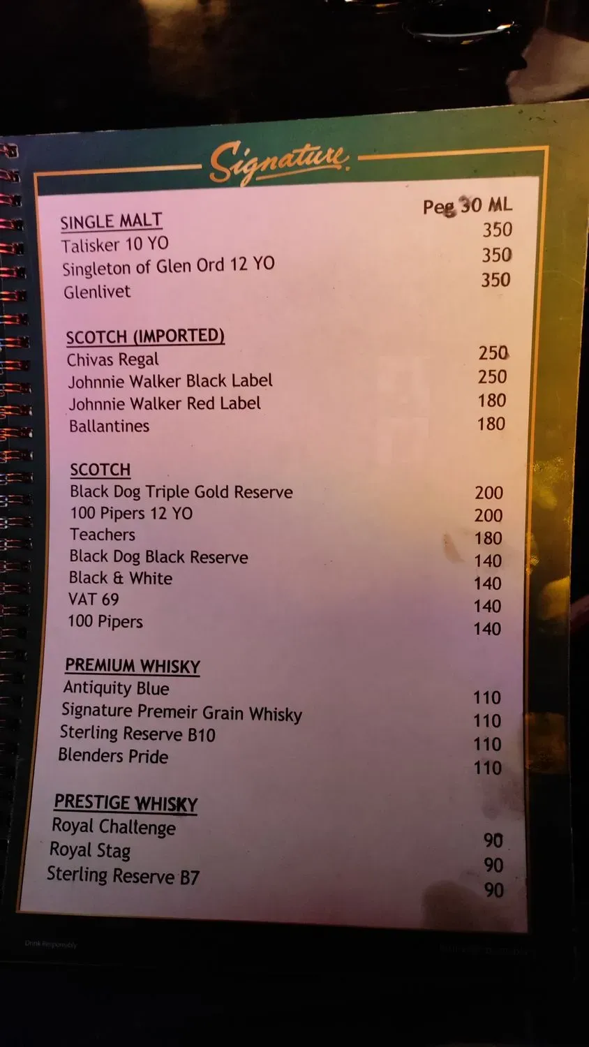 Menu 3