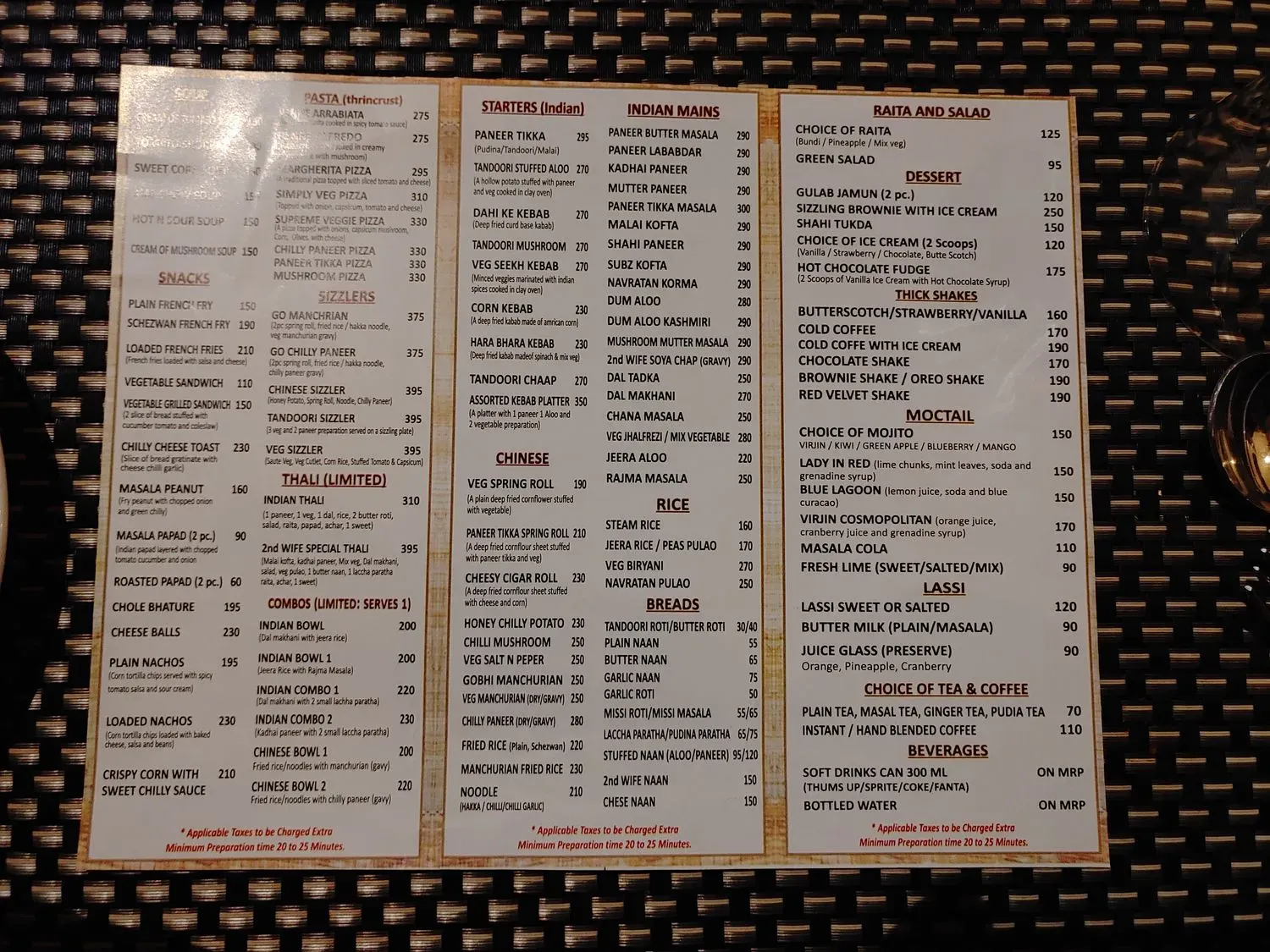 Menu 2