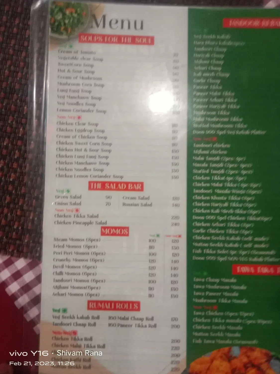 Menu 2