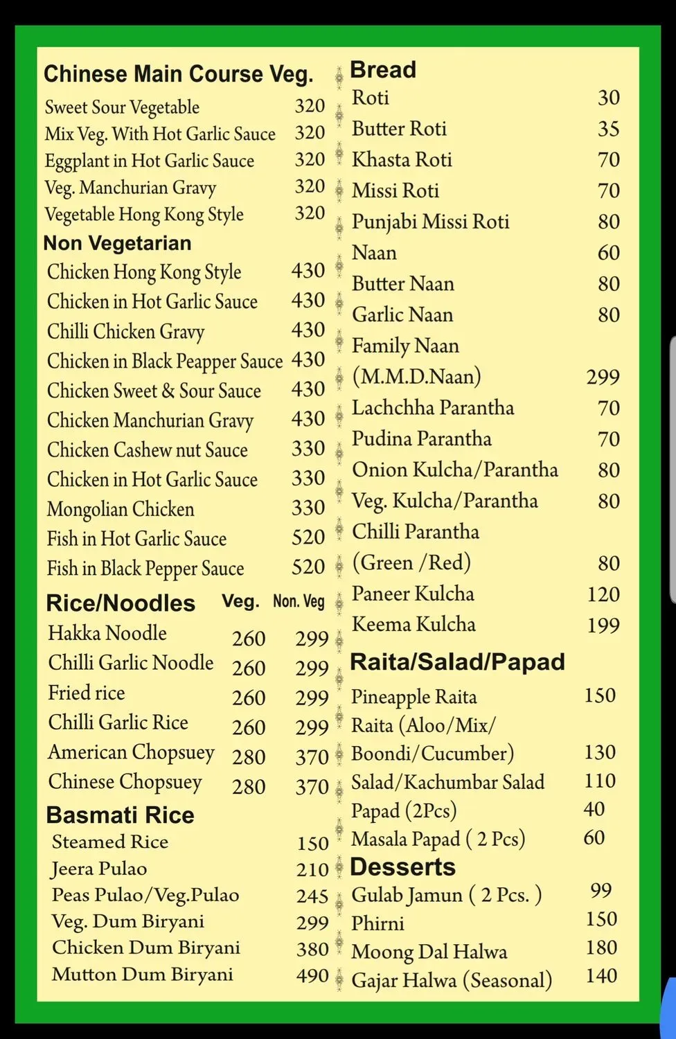 Menu 3