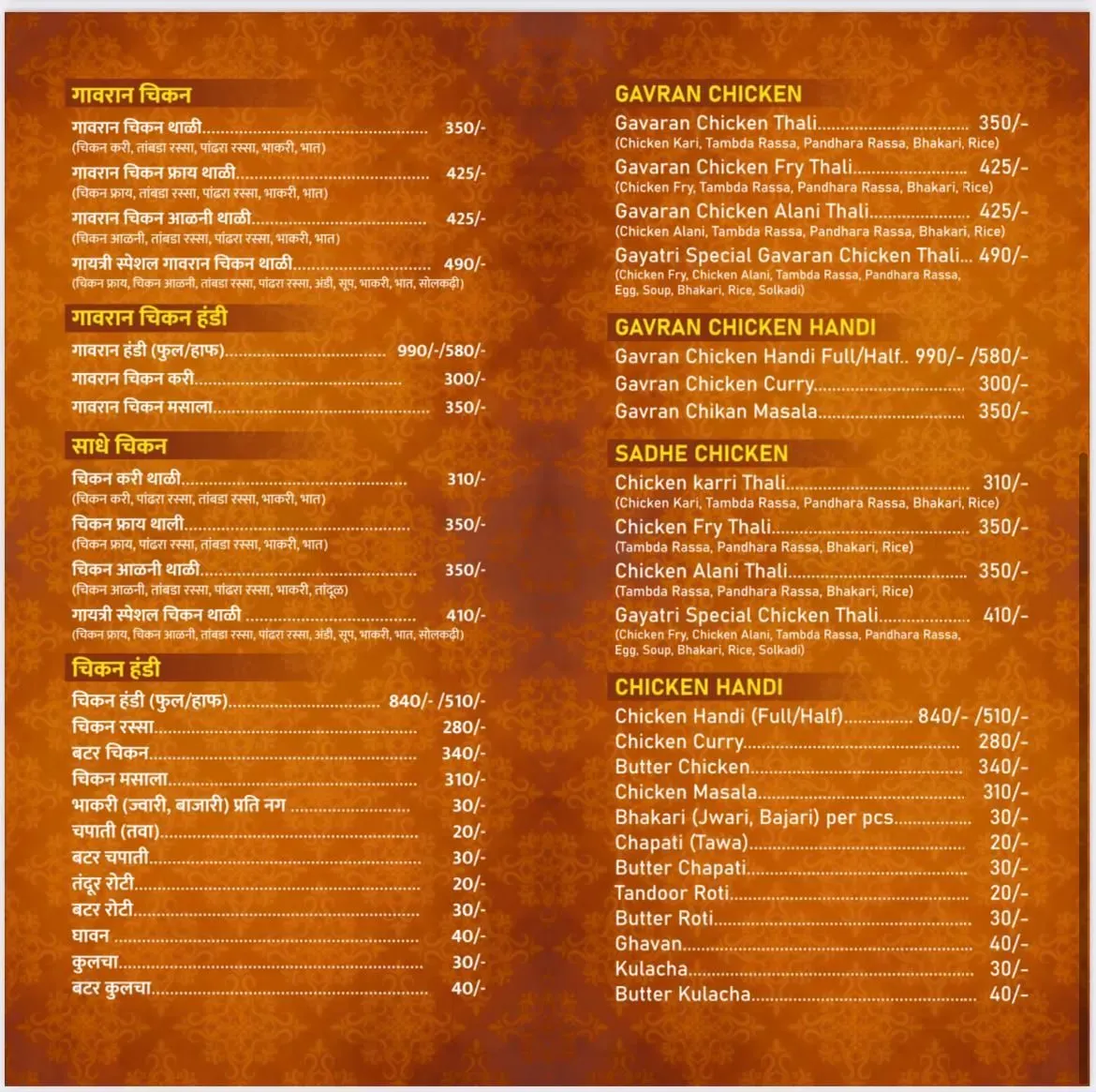 Menu 2