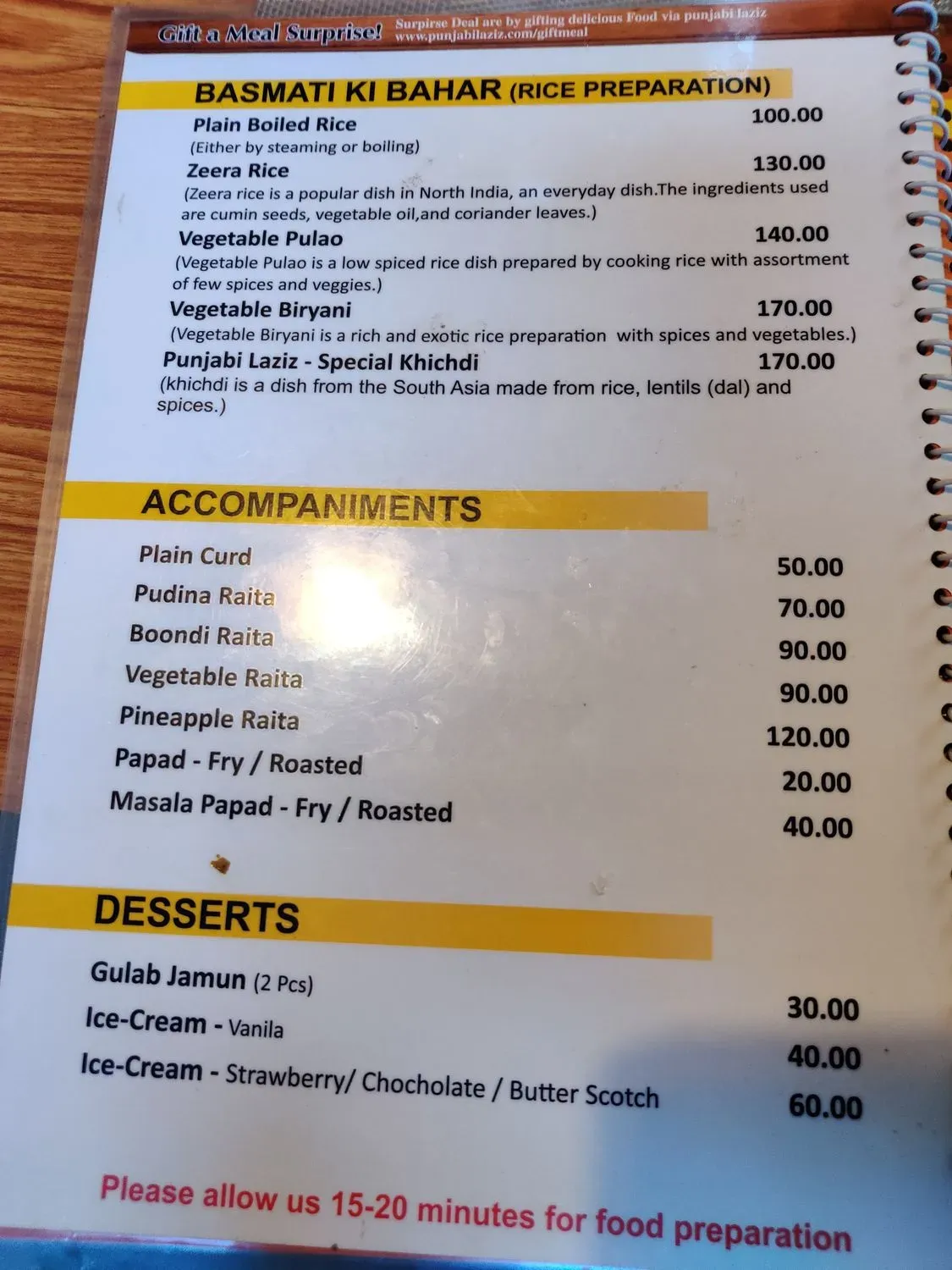 Menu 3