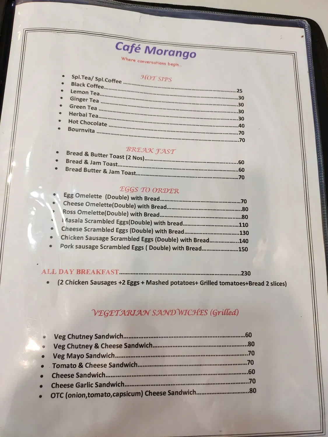 Menu 2