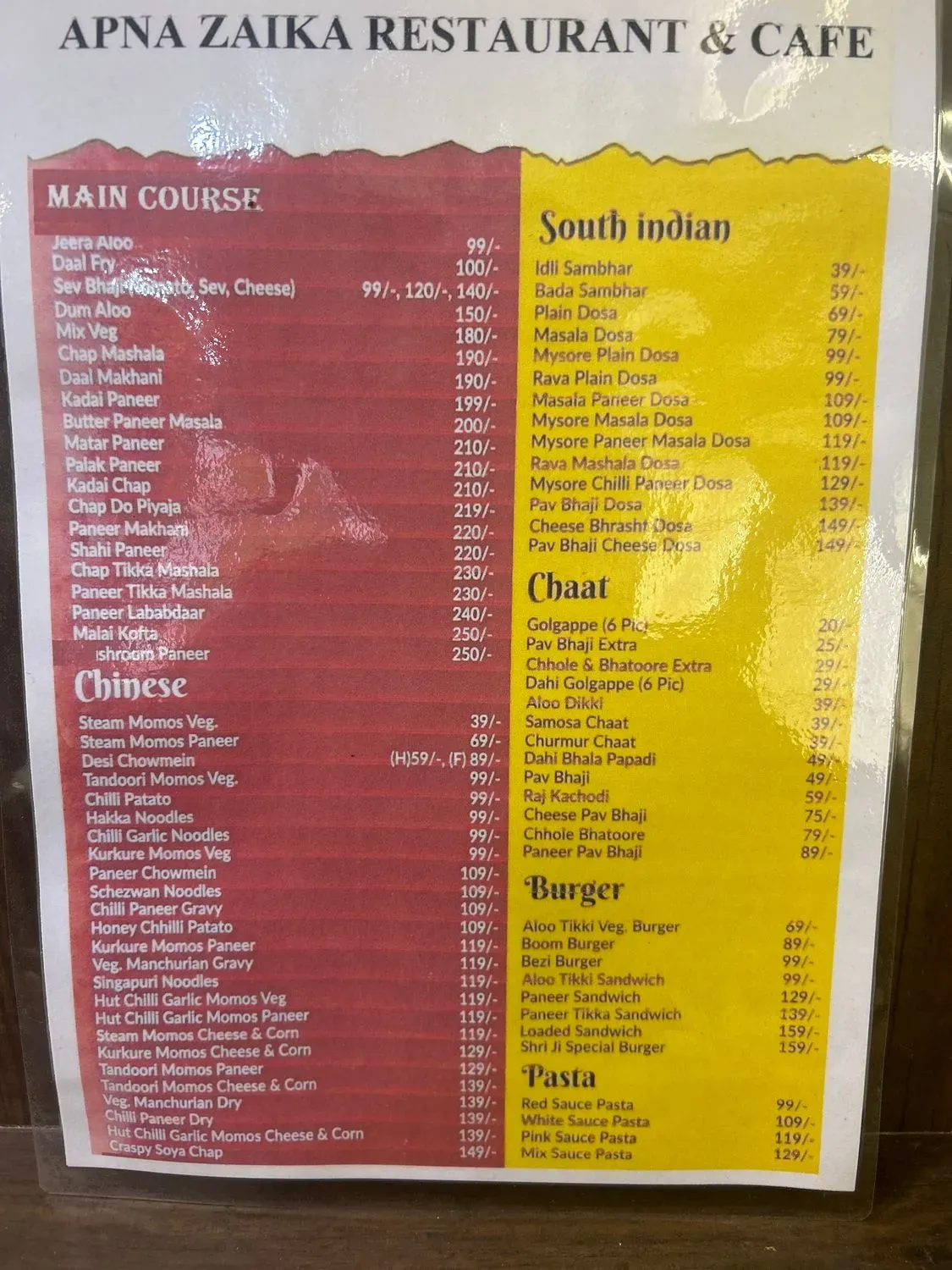 Menu 2